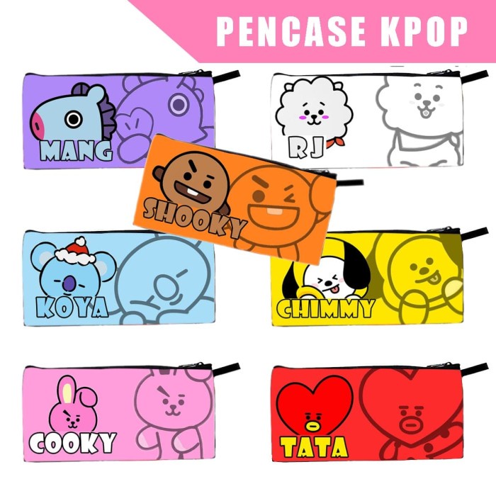 

Wow Pencase Bt21 Bergaransi
