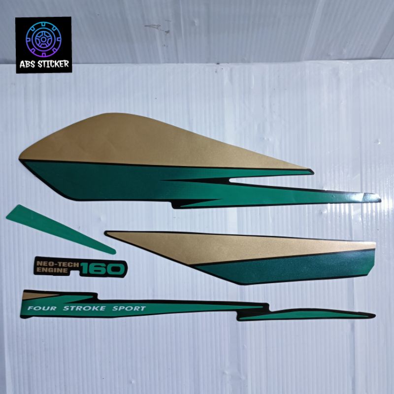 Striping Gl Pro 1995 Hijau Gold