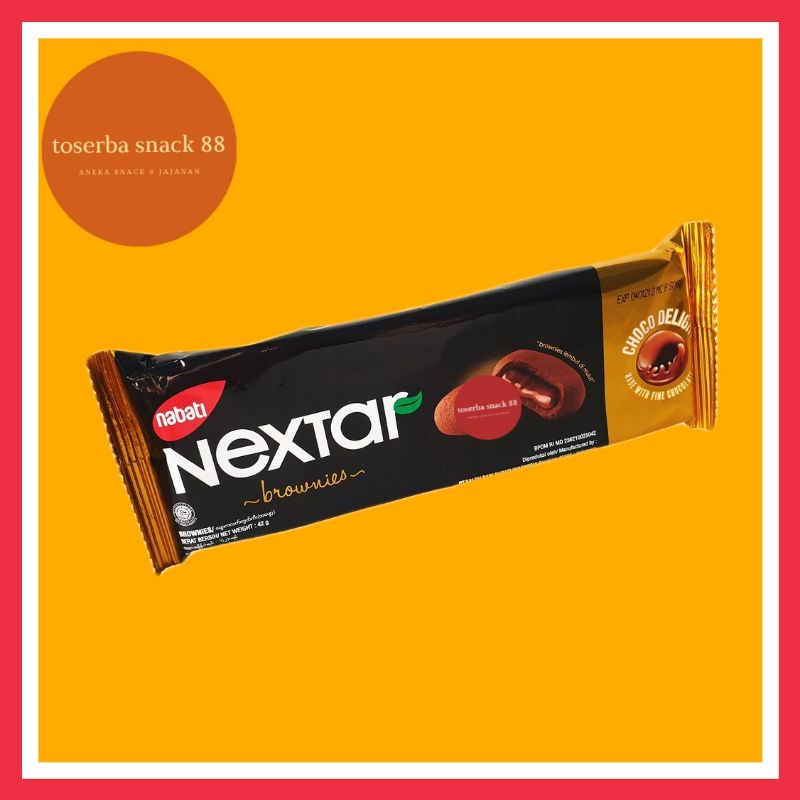 

NABATI NEXTAR/Brownies & Nastar Chocolate/Nanas (42 gram)