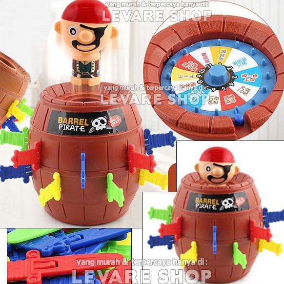 Pirate Barrel Roulette Game - Mainan Running Man Korea Kpop - B