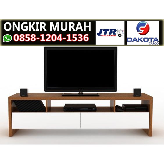 Termurah Rak Meja Tv Minimalis Model Ikea Modern Coklat 