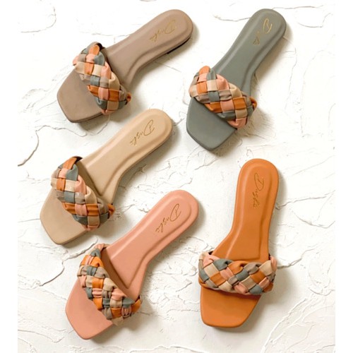 Hera flat - Sandal kepang wanita flat