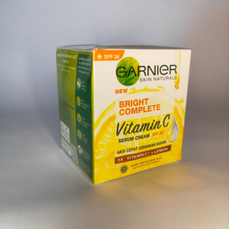 Garnier Light Complete Whitespeed Vitamin C // Garnier Serum Booster 30ml  / Garnier Light Complete Day Cream / Garnier Light Complete Night Cream 50ml-Day Cream SPF 36