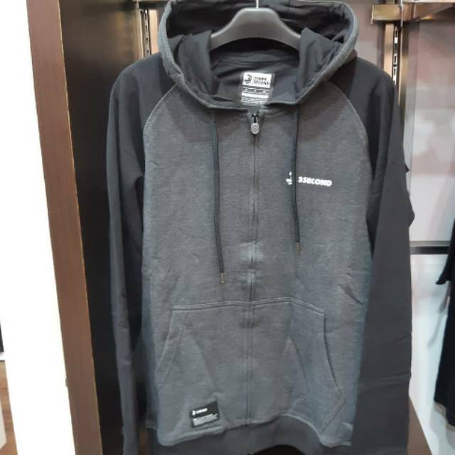 3Second Sweater hoodie tangan panjang sweater pria