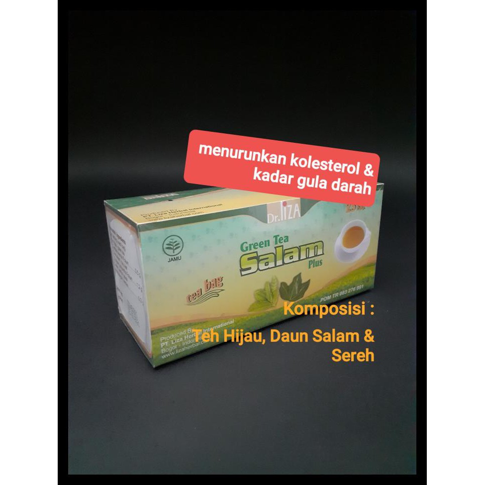 

TERLARIS TEH HIJAU DAUN SALAM (SALAM HERBAL GREEN TEA), TEH CELUP 25 KANTUNG !!!!!!