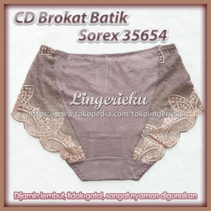 Celana Dalam Wanita Renda Brokat Batik Lembut Halus CD Sorex 35654