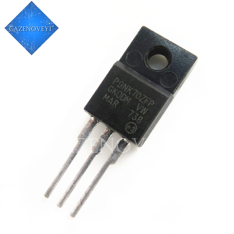 5pcs Ic Stp9Nk70Zfp P9Nk70Zfp To-220F 700v 7.5a