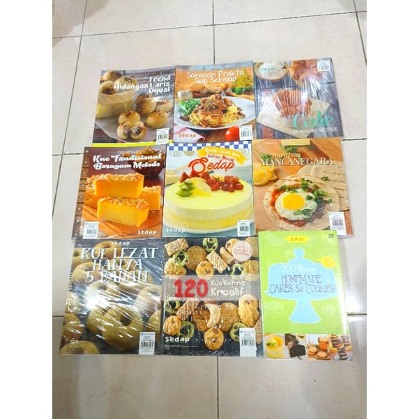 OBRAL BUKU MASAKAN / RESEP MASAKAN TEBAL BERWARNA / MASAKAN NUSANTARA - Murah Original