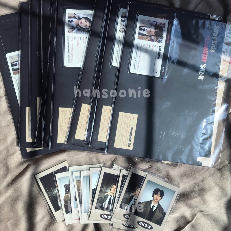 Stray Kids ID Card File Set photocard pc hyunjin lee know han seungmin skz-x