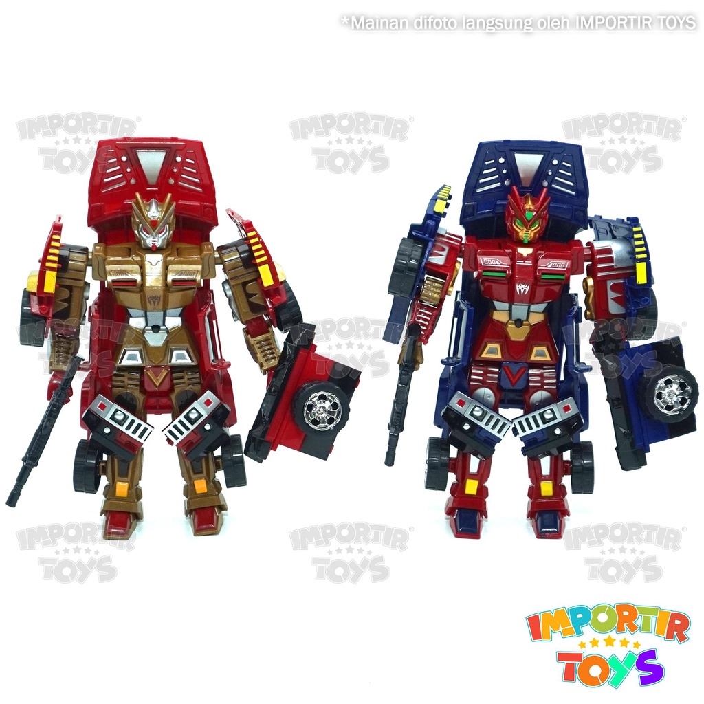 Mainan Robot Menjadi Mobil Warrior Deformation Toy Kid