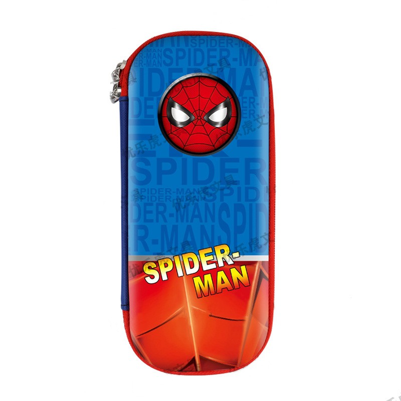Kotak pensil multi fungsi karakter super hero-Spaiderman Bulat