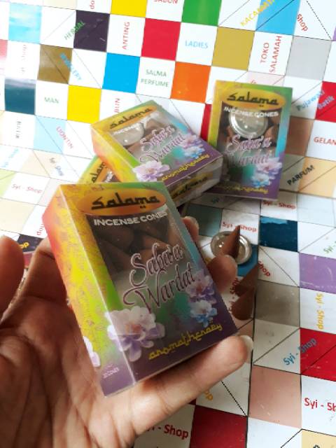 Bukhur - Aromatherapy SABA'A WARDAT Kerucut SALAMA INCENSE CONES