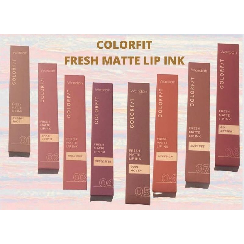 WARDAH COLORFIT FRESH MATTE LIP INK | lip Cream Matte by AILIN