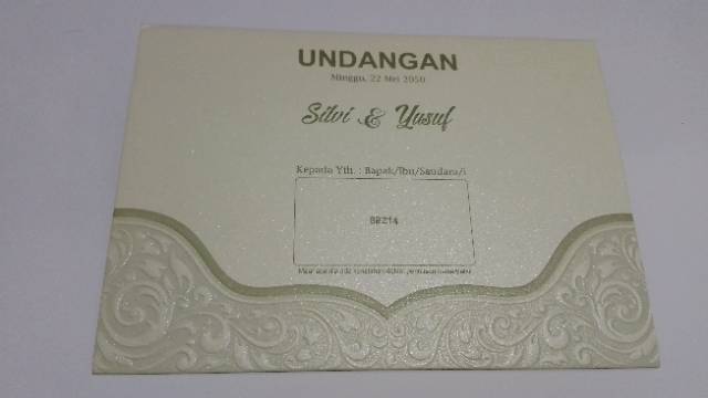 88214 Ready Blangko Undangan Kosong Shopee Indonesia