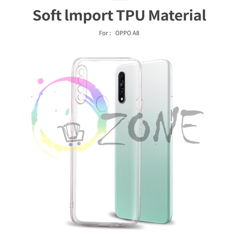 SOFTCASE TRANSPARAN OPPO A31 2020 - A8 2019 PREMIUM CLEAR SOFT CASE