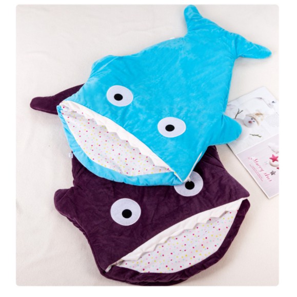 BSS Kantung Tidur Baby Selimut Bayi Model Shark