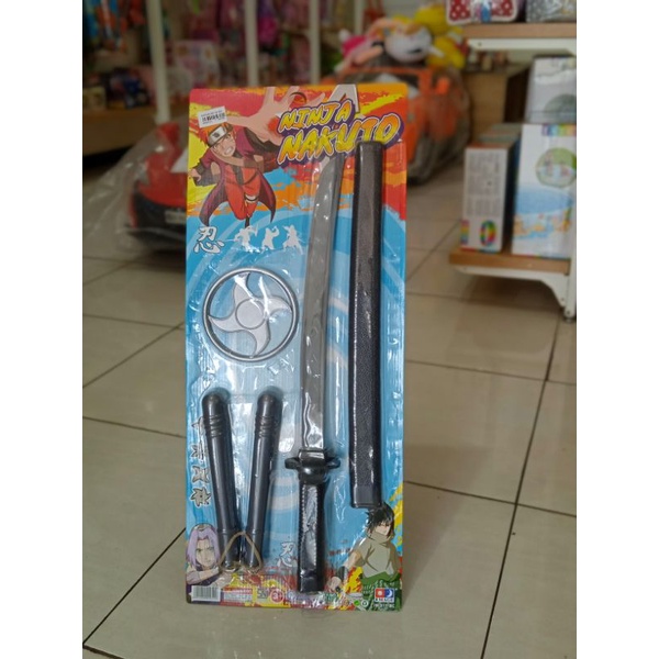 Mainan pedang ninja nakuto, pedang ninja set