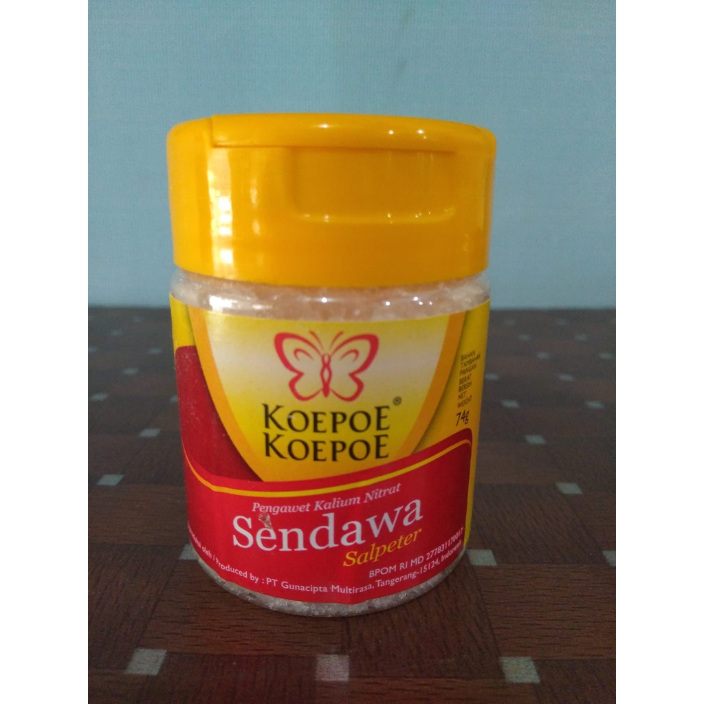 

Sendawa (Salpeter) Koepoe koepoe murah packing ori 74gr