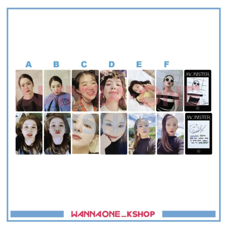 photocard red velvet Monster album seulgi irene