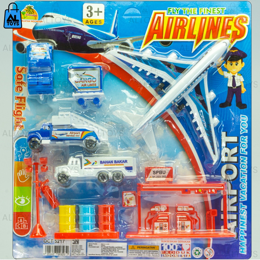 Mainan Pesawat Terbang Set Boarding Airport / Airplane Toys