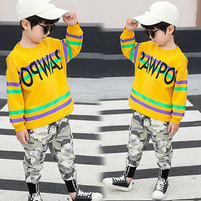 Setelan Anak Laki Laki PREMIUM Korean Army
