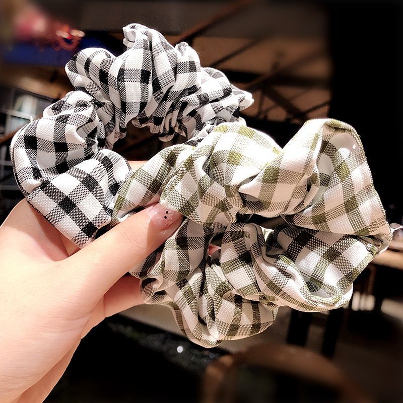 (BELI 3 GERATIS 1) Ikat Rambut Scrunchie Mini Kotak Gaya Korea Scrunchie Cepol Rambut