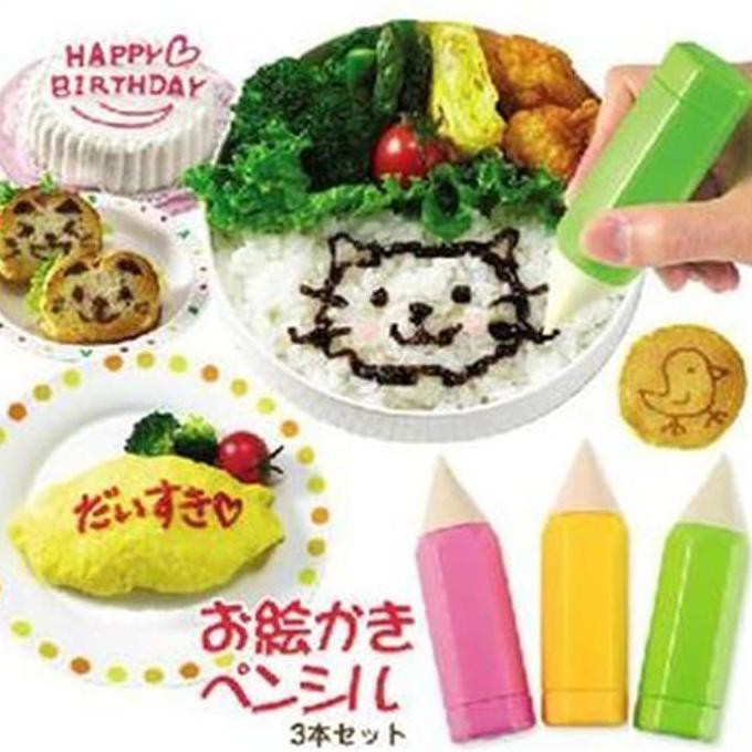 

Food Drawing Decorating Pen Tools / Pena Pencil Pensil Gambar Dekorasi Hias untuk Makanan Kue Bento