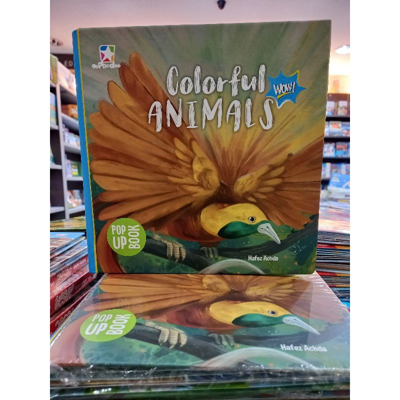 POP UP BOOK COLORFUL ANIMALS