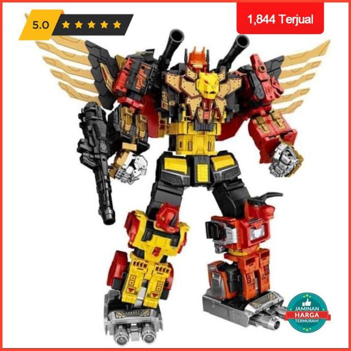 Action Figure Weijiang Sky Soarer Combination Set Aka Predaking Potp Combiners Premium