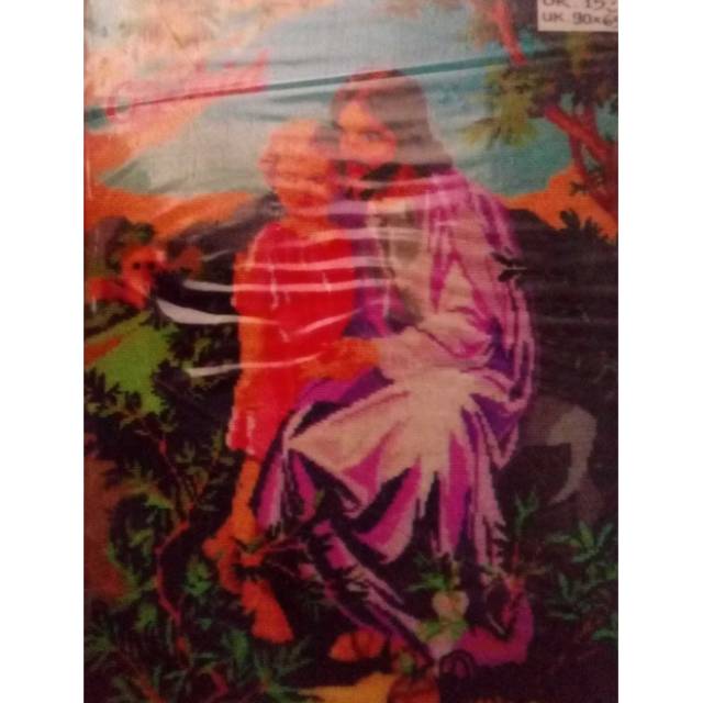 Kruissteek Kristik Orchid Motif Yesus dan Anak Kecil or 153