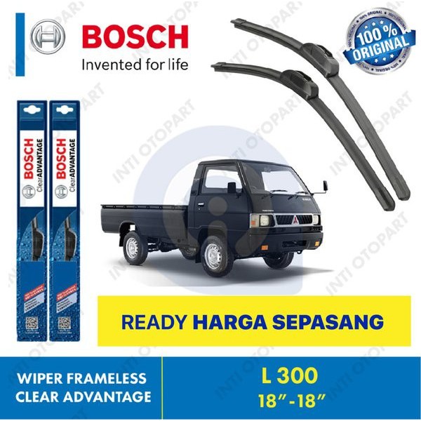 Wiper Blade Mitsubishi L300 BOSCH frameless ADVANTAGE 18-18&quot; ORIGINAL