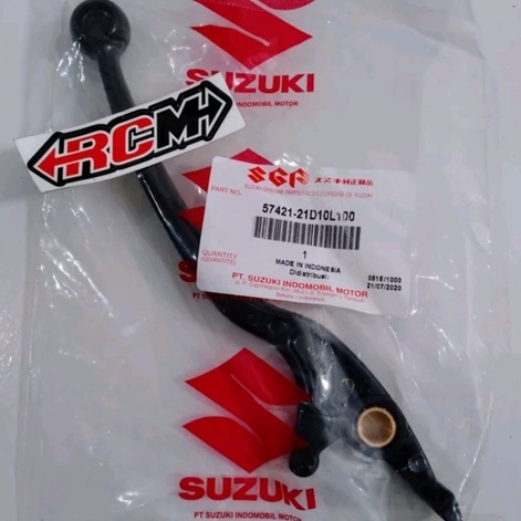 HANDLE HANDEL TUAS REM CAKRAM SATRIA 120 2T 2 TAK LUMBA HIU FU 150 SHOGUN NEW SHOGUN ORI OROGINAL SUZUKI SGP ASLI 57421-21D10L100