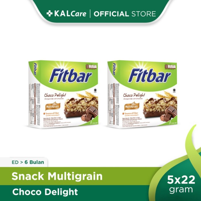 

⭐ COD ⭐ Bundling 2 Fitbar Chocolate 5X22gr