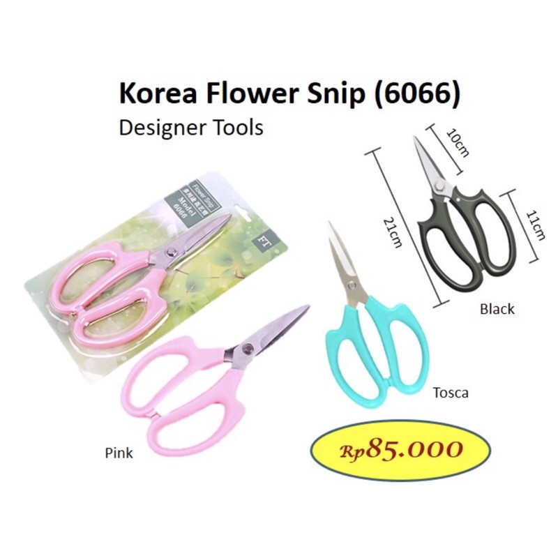 

Korea Flower Snip - Gunting bunga - Gunting kertas 6066