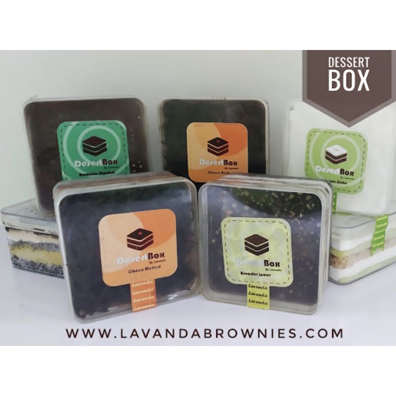 

[lavanda brownies] dessert box durian lumer duren lumer KHUSUS GOSEND