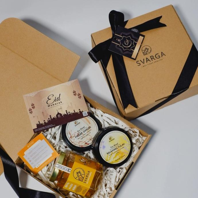 

Hampers Parcel Gift Box Eksklusif - Artisan Honey & Tea Blend Svarga A