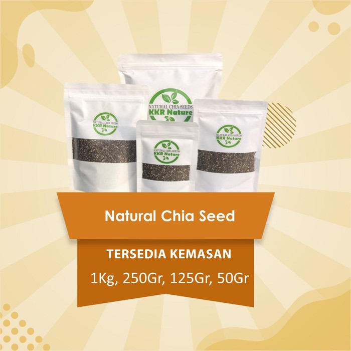 

Natural Black Chia Seeds 1Kg - Mexico