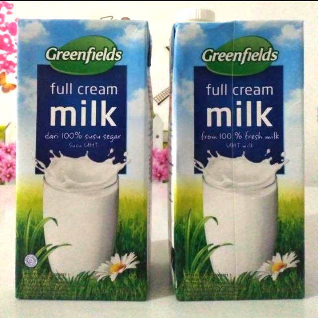 

SUSU GREENFIELDS UHT FULL CREAM 1L