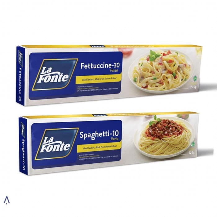 

LA FONTE PASTA FETTUCINE SPAGHETTI 225 gram - Pasta Instan