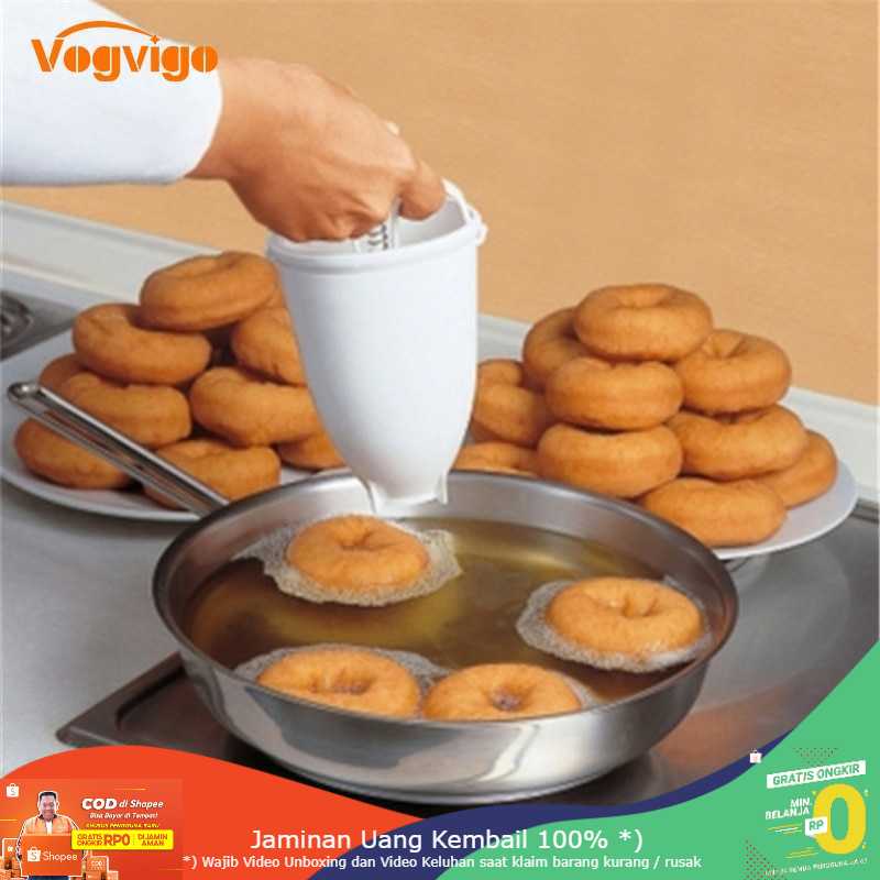 (BISA COD) RVOSTR VOGVIGO Alat Pembuat Adonan Donat DIY Drop Donut Maker Tool - JJYE02