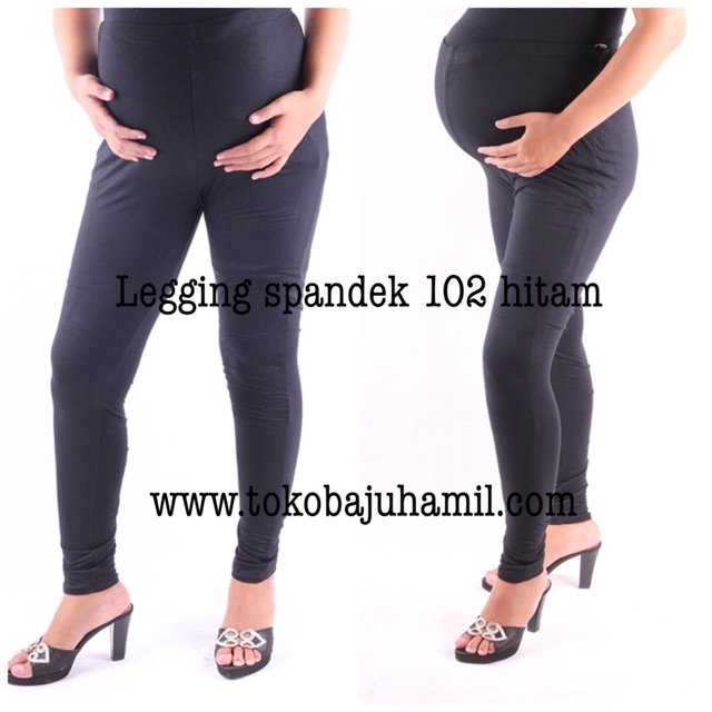 Celana legging hamil 102 hitam