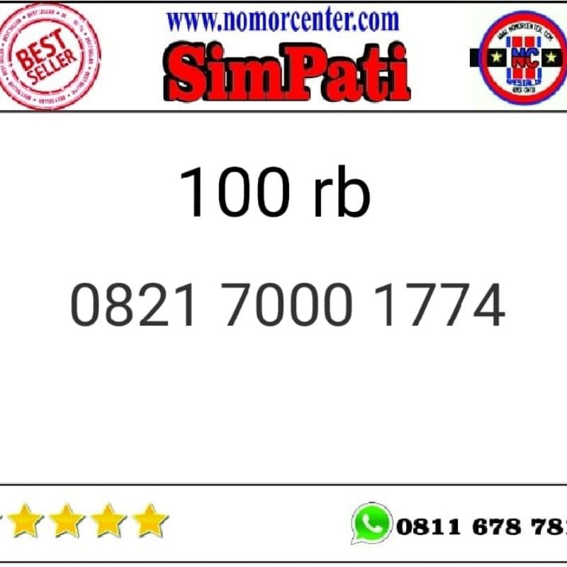 kartu nomor cantik simpati 4g 7000