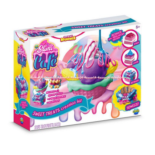 ORB Slimi Café Sweet Creations Kit Mainan Membuat Menghias Squisy