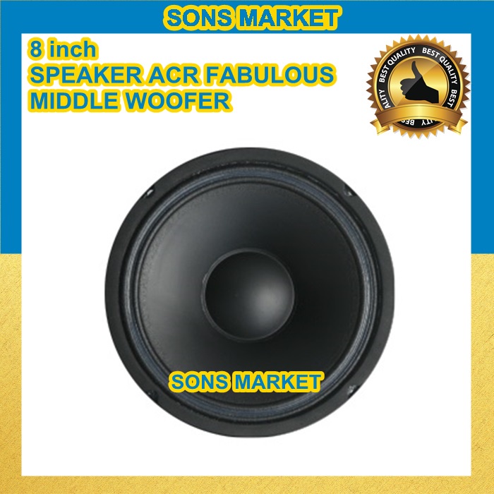 SPEAKER FABULOUS ACR 8inch 8" 2050 MIDDLE WOOFER 8 INCH