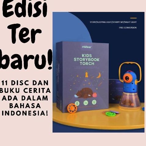 Mideer kids storybook torch mainan edukasi anak
