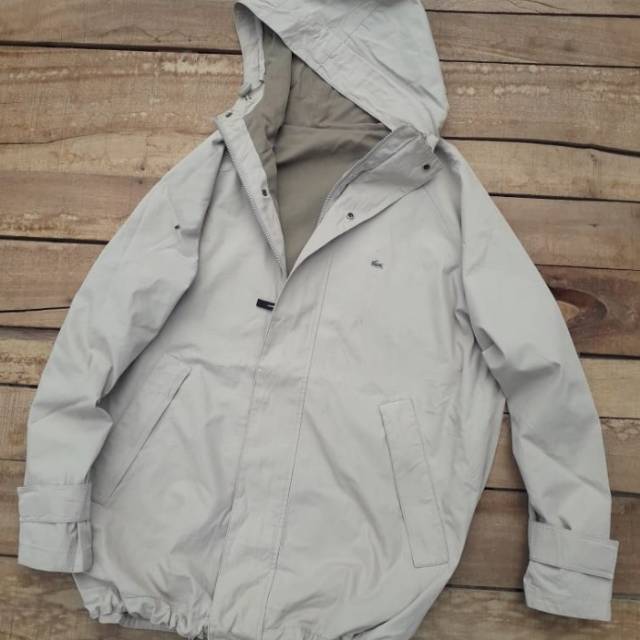 Jaket Hoodie pria Lacoste Original