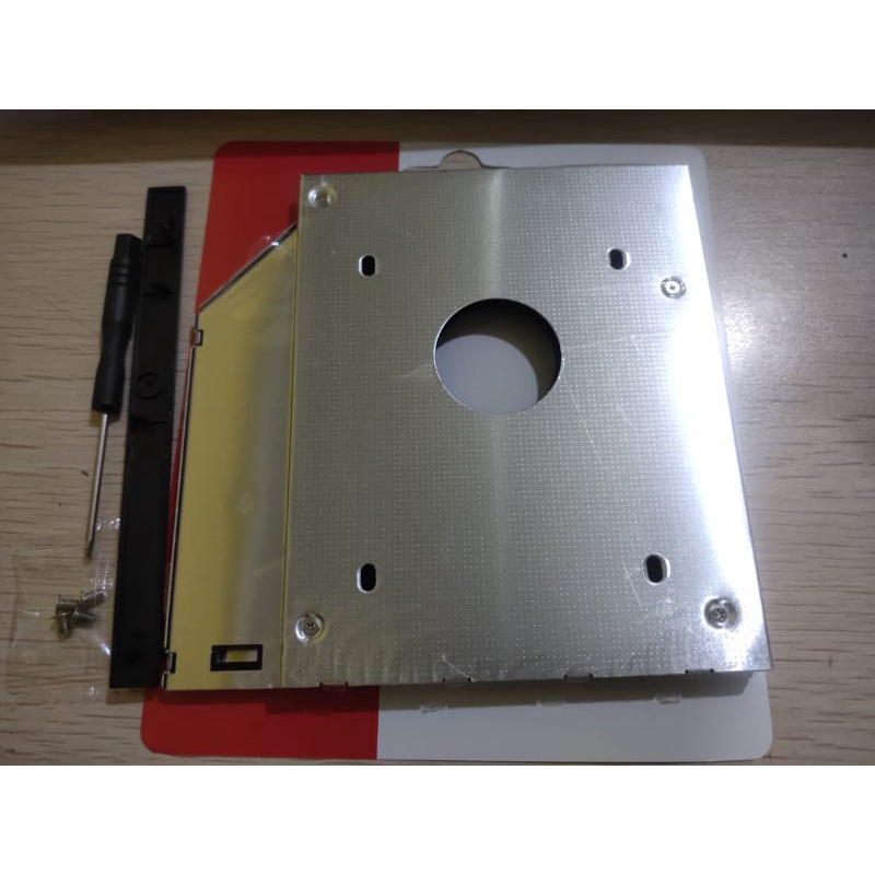 HARDDISK SECOND HDD CADDY ALUMINiUM 9.5MM SLIM&amp; SATA TO SATA