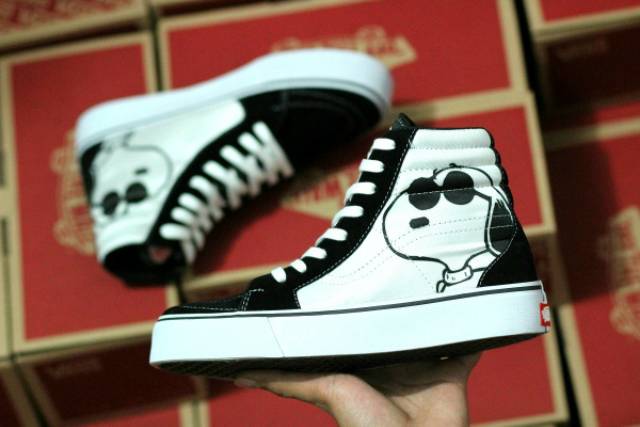 SEPATU VANS SK8 PRIA MOTIF GAMBAR GAUL SNEAKERS CASUAL SANTAI