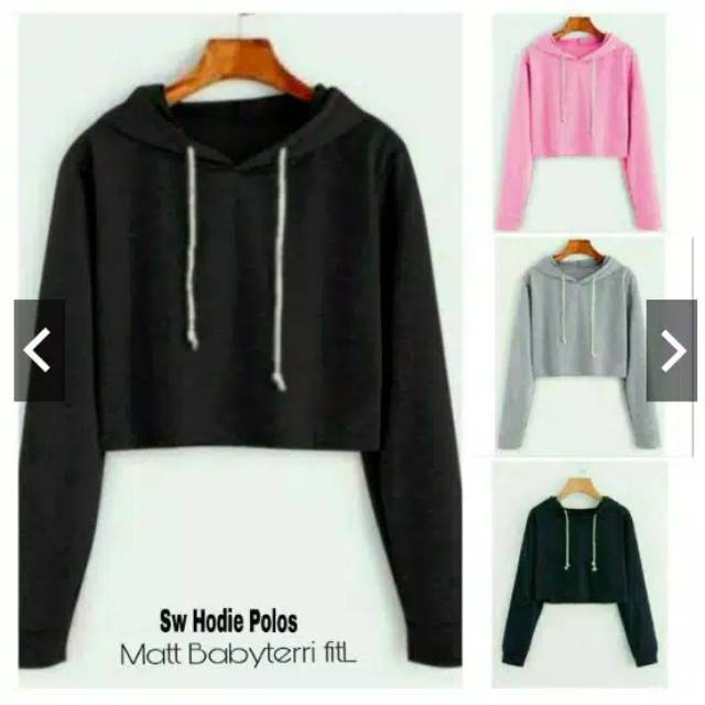 JAYA.Co Sweater Hoodie Crop BASIC