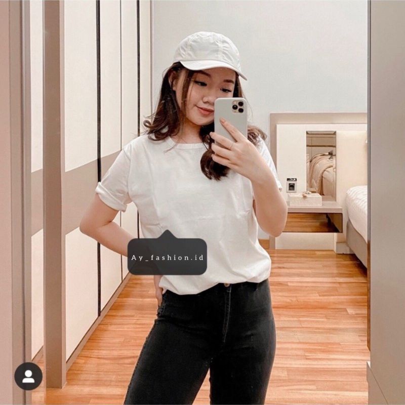 A&amp;Y FASHION / KAOS WANITA POLOS / BAJU WANITA / PAKAIAN WANITA MURAH